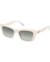 Guess - Wit/Groen Getinte Zonnebril - Lyst