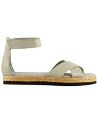 Högl - Grüne flache sandalen für frauen - Lyst