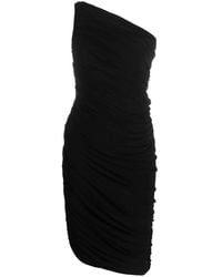 Norma Kamali - Diana One-shoulder Stretch-woven Maxi Dress - Lyst