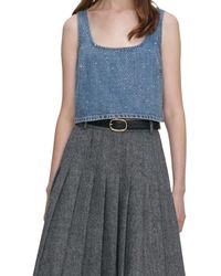 Self-Portrait - Sleeveless Top - Lyst