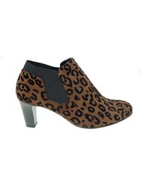 Gabor - Trendiger leopardenmuster ankle boot - Lyst