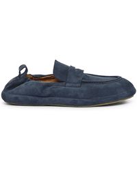 Barracuda - Schoenen ,Blauw ,Suède Vintage Suède Loafers Blauw - Lyst
