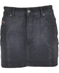 DIESEL Denim Shorts - - Dames - Zwart
