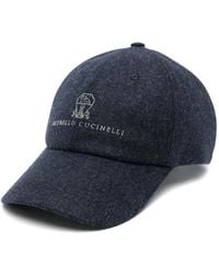 Brunello Cucinelli - Virgin Wool Baseball Cap - Lyst
