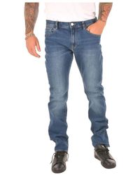 Emporio Armani Slim Fit Jeans - - Heren - Blauw
