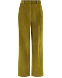 Weekend by Maxmara - Corduroy Broek Met Zijzakken - Lyst