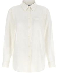 Burberry - Overhemden ,Wit ,Katoen Emma Shirt - Lyst