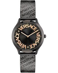 Versace - Versce armbanduhr logo halo 38 mm ve2o00622 - Lyst