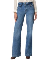 PAIGE - Jeans ,Blauw ,Katoen Leenah Patch-Pocket Jeans - Lyst