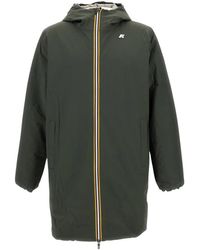 K-Way - Jassen ,Groen ,Polyester Jacob St Warm Reversible - Lyst
