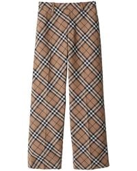 Burberry - Pantalon De Costume À Carreaux - Lyst