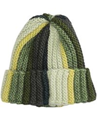 AMISH - Accessoires ,Groen ,Wol Nomad Beanie - Lyst