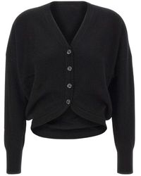 Marella - Truien & Vesten ,Zwart ,Kasjmier Alacre Cardigan - Lyst