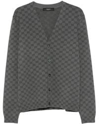 Gucci - Truien & Vesten ,Grijs ,Wol/S Cardigan - Lyst