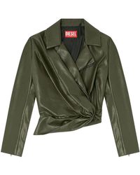 DIESEL - Leather Jackets - Lyst