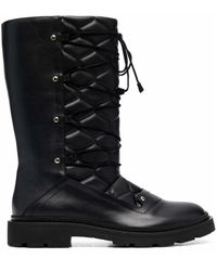 Bally - Lace-up Leather Boots - Lyst