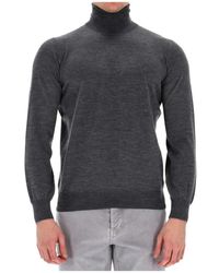 Brunello Cucinelli - Kaschmirwolle rollkragenpullover grau - Lyst