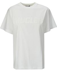 Mugler - Ts0099d t-shirt, stilvolle top-kollektion - Lyst