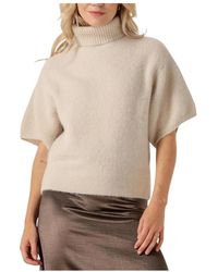 Notre-v - Truien & Vesten ,Wol Alpaca Gebreide Trui Voor Herfst/Winter - Lyst