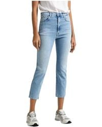 Pepe Jeans - Cropped Jeans - Lyst
