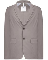 DUNO - Jassen ,Blauw ,Packable Bi-Stretch Jas - Lyst
