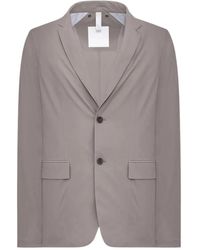 DUNO - Jassen ,Blauw ,Packable Bi-Stretch Jas - Lyst