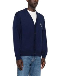 KENZO - Truien & Vesten ,Blauw ,Cardigan - Lyst