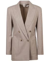 Max Mara - Jassen ,Leer Harald Blazer - Lyst