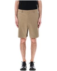 Valentino Garavani - V Logo-Plaque Cotton Shorts - Lyst