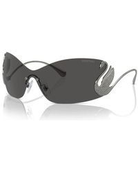 Swarovski - Gunmetal Zonnebril Sk 7020 - Lyst