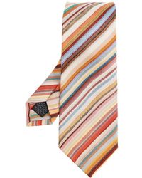 Paul Smith - Gestreifte Seidenkrawatte - Lyst