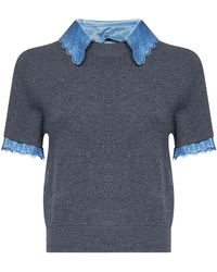 Rabanne - Round-Neck Knitwear - Lyst