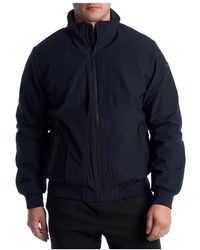 U.S. POLO ASSN. - Jassen ,Blauw ,Leer Bomberjack - Lyst