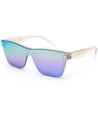 Versace - Accessoires ,Wit ,Zonnebril - Lyst