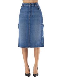 Stella McCartney - Denim Skirts - Lyst