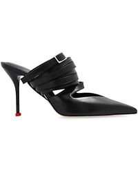 McQueen - Heeled Mules - Lyst