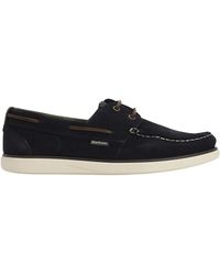 Barbour - Schoenen ,Blauw ,Leer Rothley Boat Shoe - Lyst