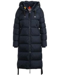 Parajumpers - Jassen ,Blauw ,Panda Jas Met Capuchon - Lyst