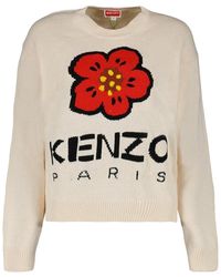 KENZO - Boke flower cuello redondo manga larga - Lyst