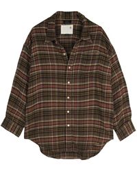 R13 - Drop Neck Hemd - Lyst