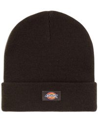 Dickies - Accessoires ,Bruin ,Leer Gibsland Beanie - Lyst