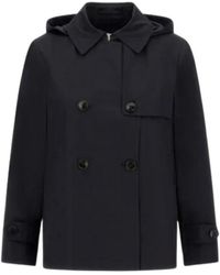 Herno - Jassen ,Zwart ,Katoen Trench Corto Dean - Lyst