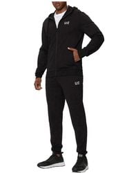 EA7 - Sporty Core Identity Hooded Jogger Pak - Lyst