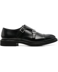 Doucal's - Double Monk Leder Schuhe Mit Gebürsteter Sohle - Lyst