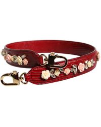 Dolce & Gabbana - Blumige Schultertasche - Lyst