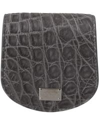 Dolce & Gabbana - Grau Exotic Skin Kondometui Halter Tasche Geldbörse - Lyst