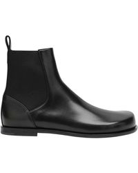 Fendi - Chelsea Squared Ff Lederstiefel - Lyst