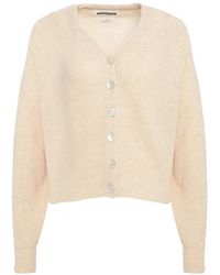 Crush - Beiger Kaschmir-Cardigan Strickwaren Aw25 - Lyst