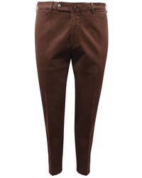 Santaniello - Pantalone Evoluto Katoenen Broek - Lyst