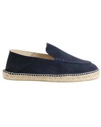 Manebí - Schoenen ,Blauw ,Suède Traveler Loafers - Lyst